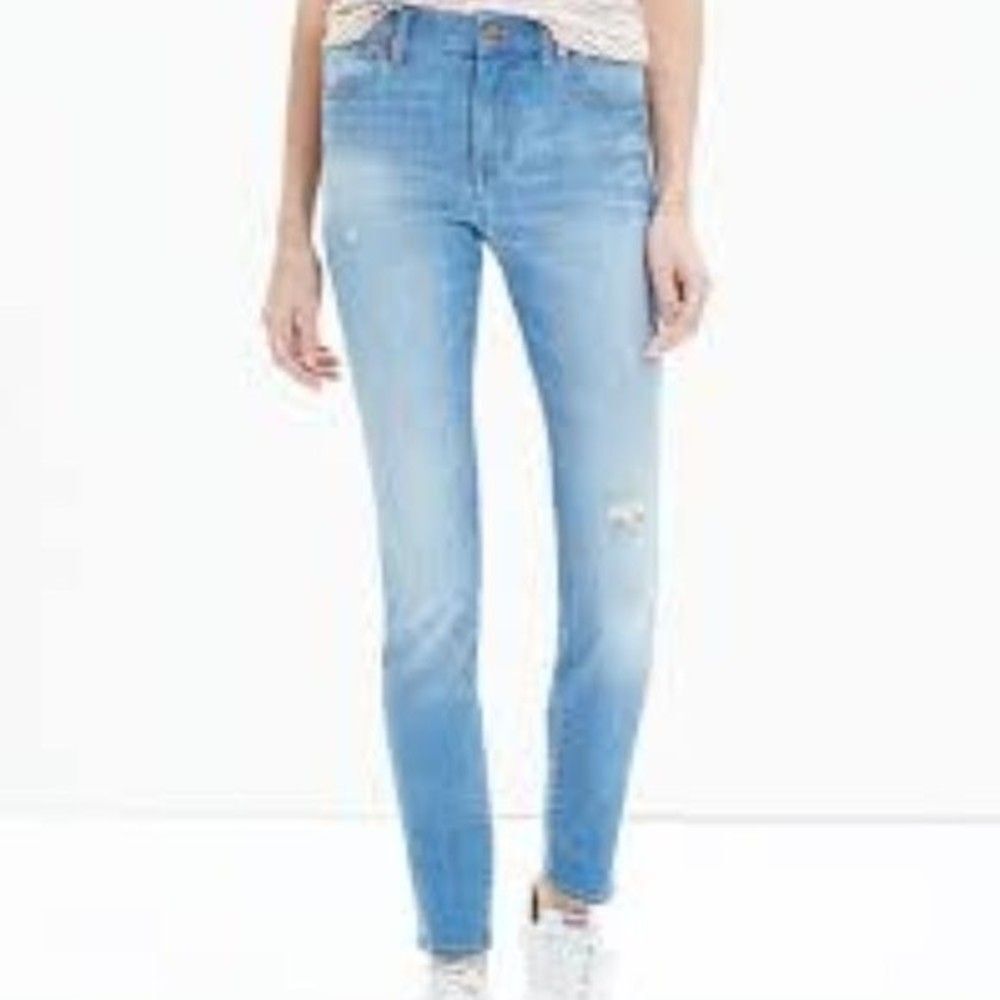 Madewell 9" High-Rise Skinny Jeans in Sadie Wash